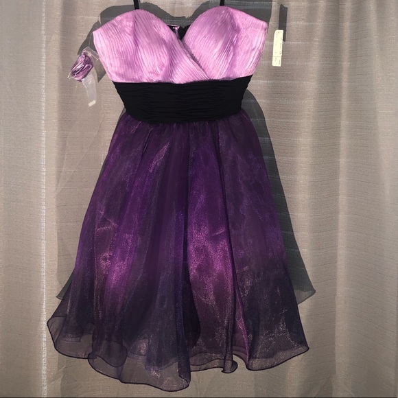 Mari Lee Purple Party/Prom Dress - Picture 1 of 7